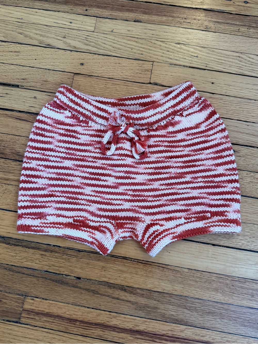 Misha & puff spacedye knit shorts